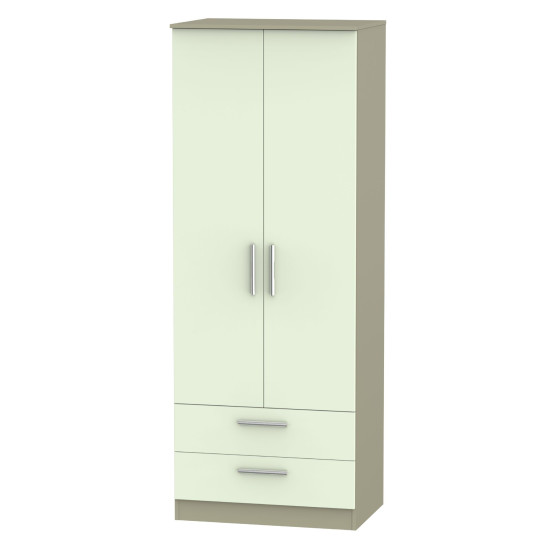 Coventry Tall 2 Drawer Wardrobe